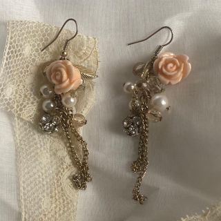 ロキエ(Lochie)のrose vintage pierce 80s(ピアス)