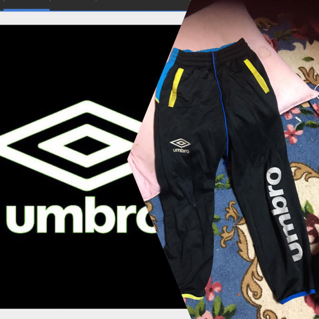 UMBRO(アンブロ)の難あり❣️アンブロ長ズボン130 ジャージ下　USED品 キッズ/ベビー/マタニティのキッズ服男の子用(90cm~)(パンツ/スパッツ)の商品写真