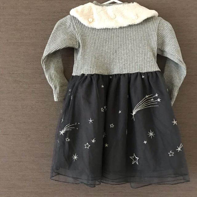 STUDIO MINI(スタジオミニ)のcoto cotte ワンピース  studio mini マフラー　80cm キッズ/ベビー/マタニティのベビー服(~85cm)(ワンピース)の商品写真