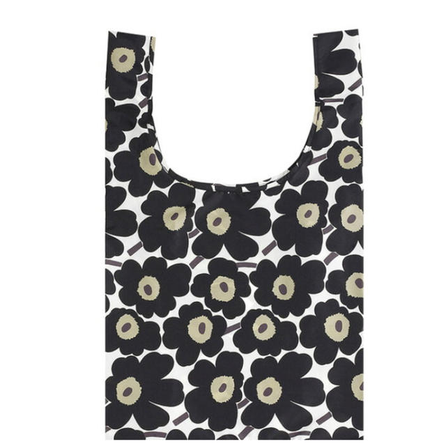 marimekko(マリメッコ)のmarimekko マリメッコ  エコバッグ　ミニウニッコ　ブラック レディースのバッグ(エコバッグ)の商品写真