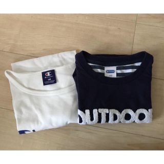 チャンピオン(Champion)の女の子♡Tシャツワンピース2点セット♡140センチ(ワンピース)