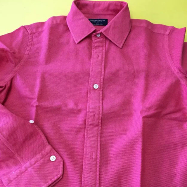 TOMORROWLAND(トゥモローランド)のtomorrow landシャツM   ピンク メンズのトップス(シャツ)の商品写真