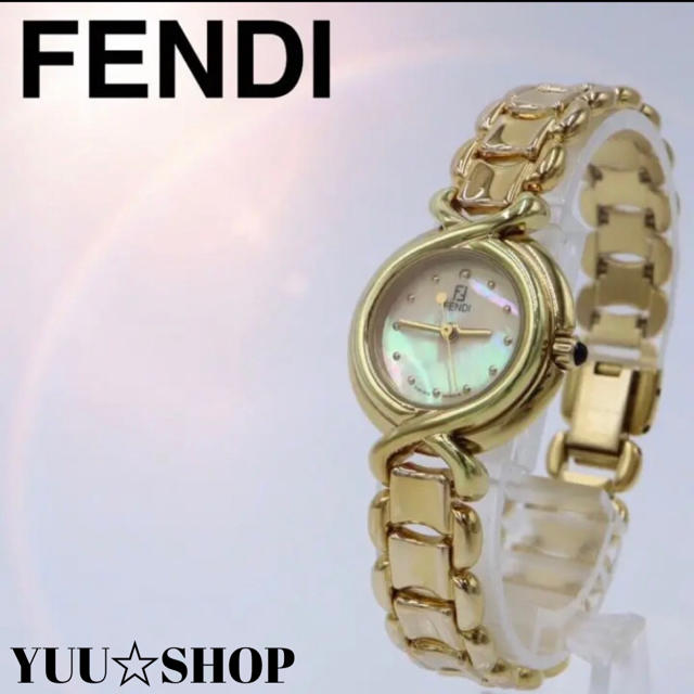 大切な FENDI - 人気【稼動品】FENDI 700L ゴールド シェル レディース 腕時計 付属品 腕時計