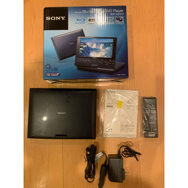 SONY 2017年製BDP-SX910 portable DVD player