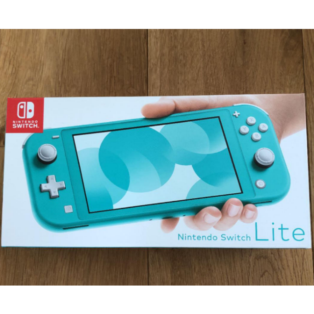 Nintendo Switch(ニンテンドースイッチ)の新品未使用Nintendo Switch Lite任天堂スイッチライトターコイズ エンタメ/ホビーのゲームソフト/ゲーム機本体(携帯用ゲーム機本体)の商品写真