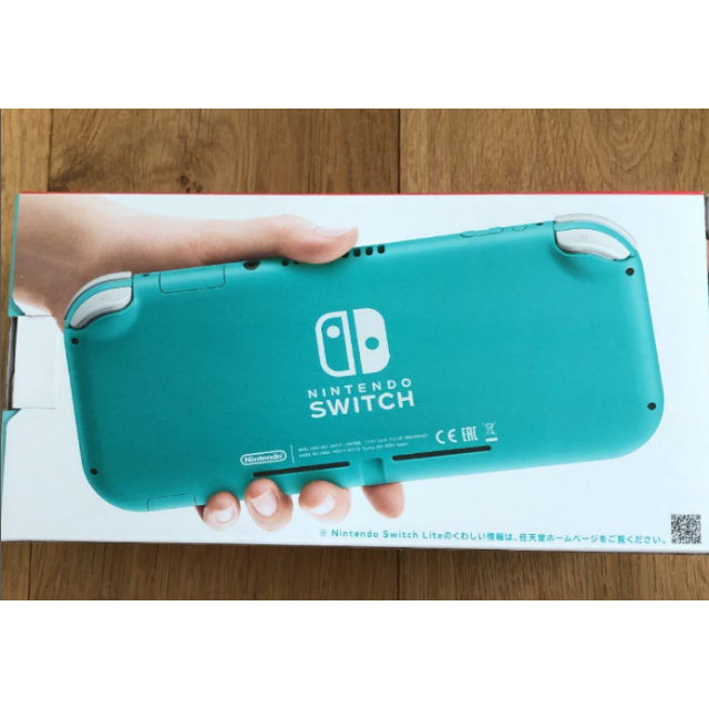 Nintendo Switch(ニンテンドースイッチ)の新品未使用Nintendo Switch Lite任天堂スイッチライトターコイズ エンタメ/ホビーのゲームソフト/ゲーム機本体(携帯用ゲーム機本体)の商品写真