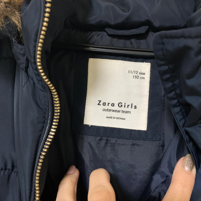 ZARA(ザラ)のZARAガールズ 中綿ジャケット152cm 11/12 キッズ/ベビー/マタニティのキッズ服女の子用(90cm~)(ジャケット/上着)の商品写真