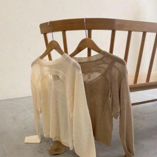 lawgy knit set -beige-(ニット/セーター)