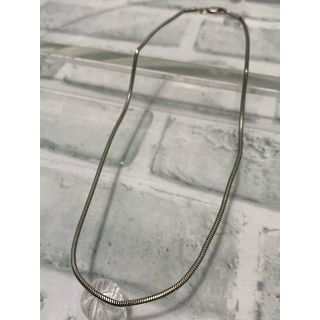 マルタンマルジェラ(Maison Martin Margiela)のヴィンテージ　アメリカンシルバー　スネークチェーン　チョーカー　ネックレス(ネックレス)