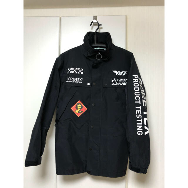 OFF-WHITE 18AW/GORE-TEX BLACK JACKETメンズ