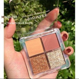 ボビイブラウン(BOBBI BROWN)のMINSHZEE 4色アイシャドウパレット　オレンジ　ブラウン　ミルクティー(アイシャドウ)