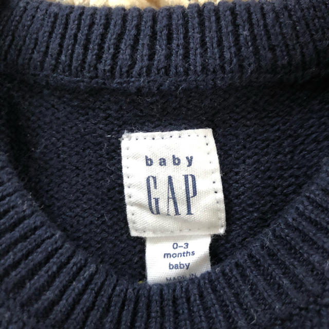 babyGAP(ベビーギャップ)のベビーギャップ　新生児　ロンパース　60cm キッズ/ベビー/マタニティのベビー服(~85cm)(ロンパース)の商品写真