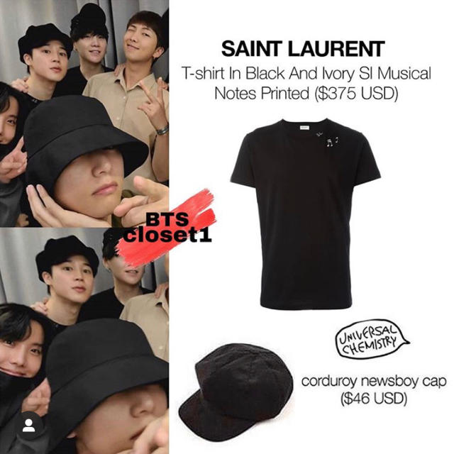 最高級のスーパー最高級のスーパー希少 SUGA着用 2017 SAINT LAURENT