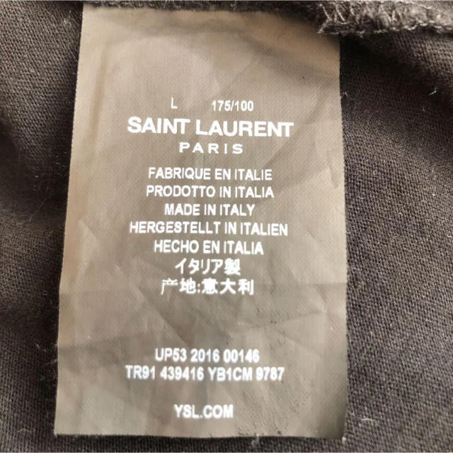 Saint Saint Laurent Tシャツの通販 by ps's shop｜サンローランならラクマ Laurent - BTS ジミン 着用 安い