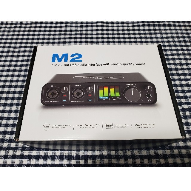 一番の MOTU オーディオインターフェイス M2 オーディオインターフェイス 通販・買取 オーディオインターフェース ミキサー M2 MOTU DTM/DAW