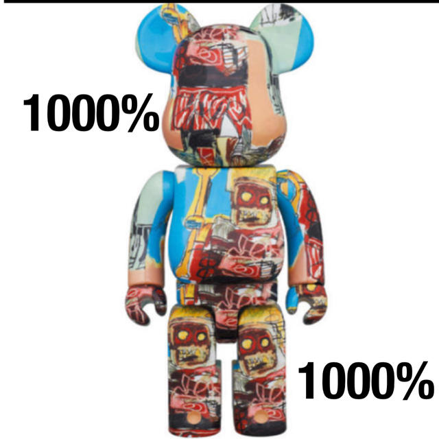 BE@RBRICK JEAN-MICHEL BASQUIAT #6  1000% ハンドメイドのおもちゃ(フィギュア)の商品写真