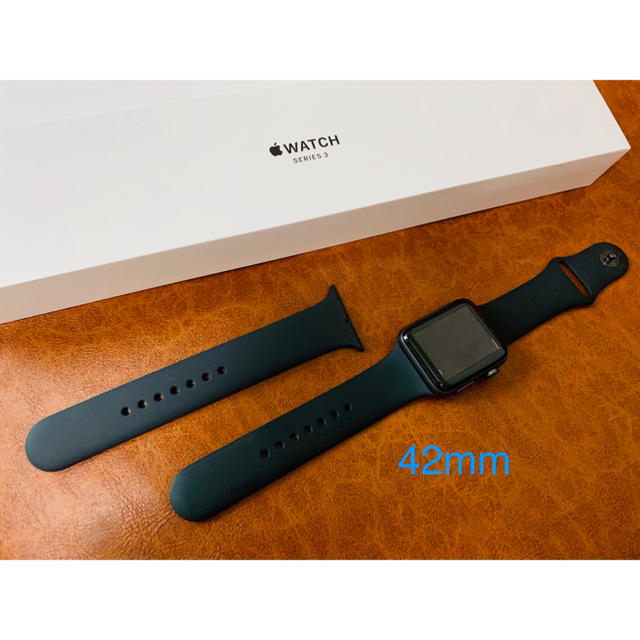 Apple Watch(アップルウォッチ)のアップルウォッチseries3 42mm スマホ/家電/カメラのスマホアクセサリー(その他)の商品写真