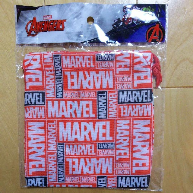 MARVEL(マーベル)のMARVEL マーベル AVENGERS アベンジャーズ  巾着  袋 エンタメ/ホビーのおもちゃ/ぬいぐるみ(キャラクターグッズ)の商品写真