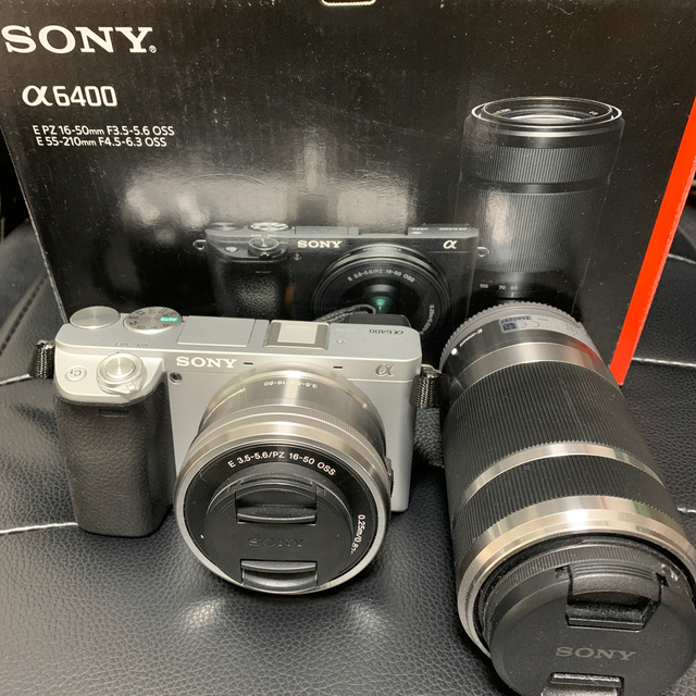 SONY a6400 ダブルズームレンズキット シルバー | hartwellspremium.com