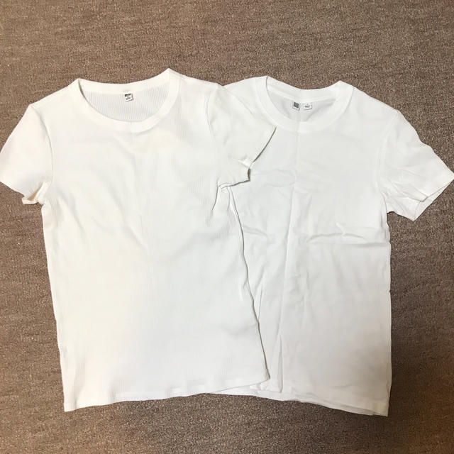 UNIQLO(ユニクロ)の☆ユニクロ Tシャツ2枚☆ レディースのトップス(Tシャツ(半袖/袖なし))の商品写真