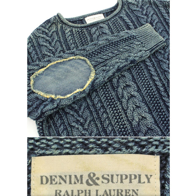 Denim & Supply Ralph Lauren(デニムアンドサプライラルフローレン)のデニムアンドサプライ  ケーブルニット メンズのトップス(ニット/セーター)の商品写真