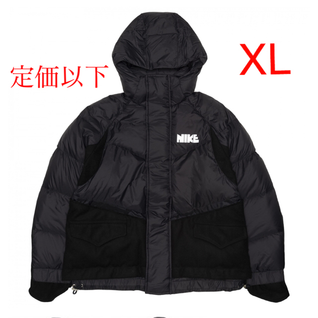 NIKE(ナイキ)のNike x sacai Men’s Parka BLACK  XL メンズのジャケット/アウター(ダウンジャケット)の商品写真