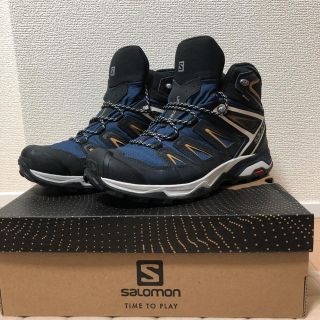 サロモン(SALOMON)のサロモン　トレッキングシューズ 登山靴　タグあり　箱あり　美品　27.5センチ(登山用品)