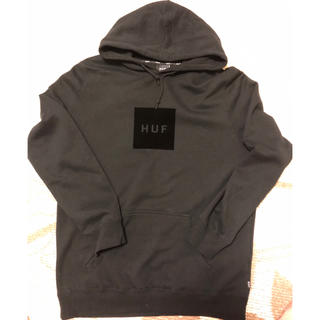 ハフ(HUF)のHUF box logo foodie パーカー XXL BLACK(パーカー)