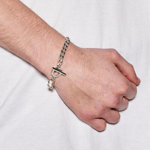 Jieda(ジエダ)のJieDa CHAIN BRACELET SILVER メンズのアクセサリー(ブレスレット)の商品写真