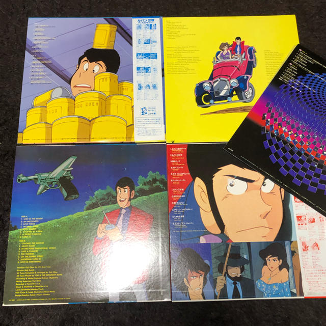 ルパン三世 LPレコード 大野雄二 5枚セット オリジナルサウンド