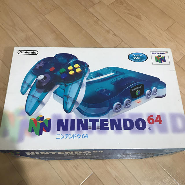 Nintendo 旧世代ゲーム機本体 NINTENDO 64 クリアブルー 家庭用ゲーム機本体