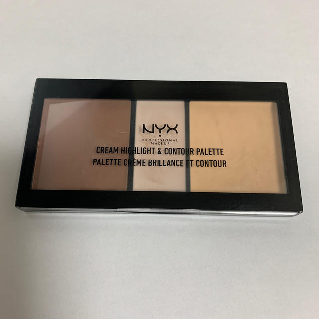 NYX(エヌワイエックス)の【2回使用】値下げします❣️NYX クリームハイライト&コントゥアーパレット コスメ/美容のベースメイク/化粧品(フェイスカラー)の商品写真