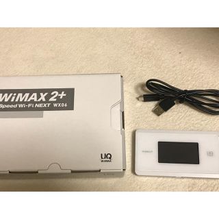 エーユー(au)のWiMAX2+ Speed Wi-Fi NEXT W06(PC周辺機器)