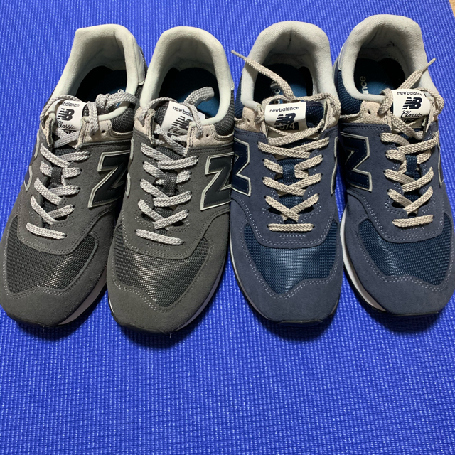 New Balance(ニューバランス)のニューバランス　ML574  グレー、ネイビー　28cm 2足組み メンズの靴/シューズ(スニーカー)の商品写真