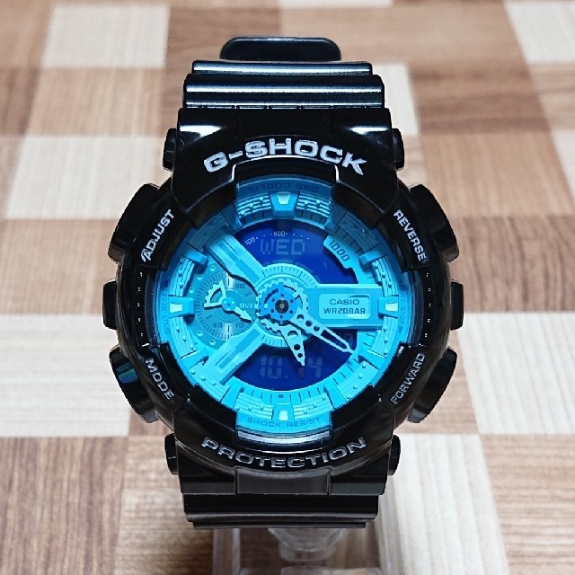 美品【CASIO/G-SHOCK】デジアナ メンズ腕時計 GA-110B