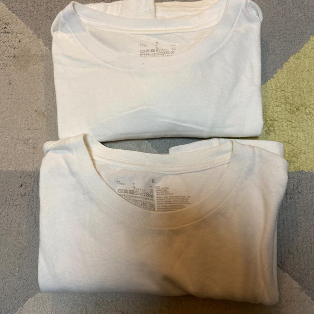 MUJI (無印良品)(ムジルシリョウヒン)の無印良品 白Tシャツ2枚セット メンズのトップス(Tシャツ/カットソー(半袖/袖なし))の商品写真