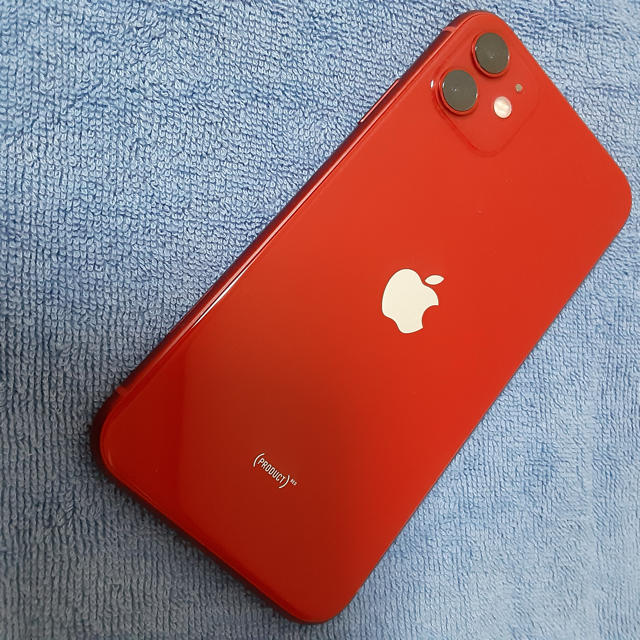 Apple(アップル)のiPhone 11 64GB (PRODUCT)RED 香港版 美品 スマホ/家電/カメラのスマートフォン/携帯電話(スマートフォン本体)の商品写真