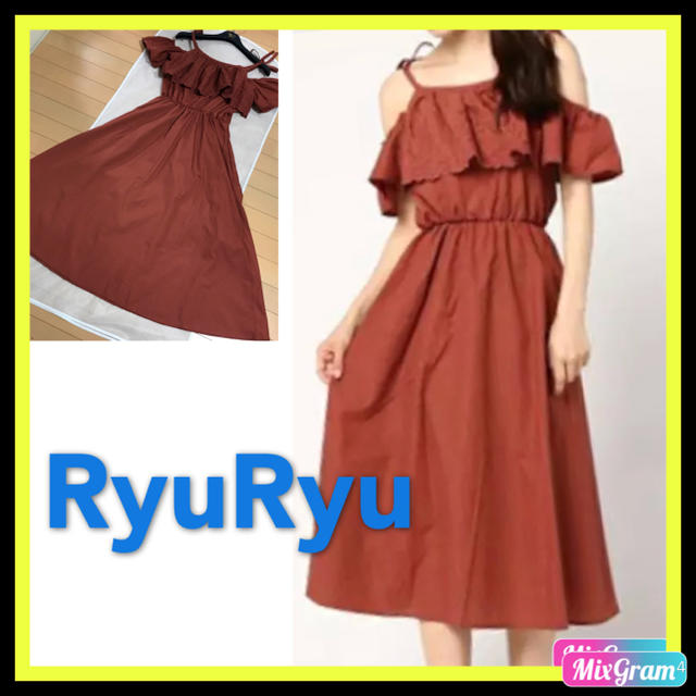 RyuRyu(リュリュ)の匿名配送　定価4.309円✨RyuRyu ロングワンピース✨ レディースのワンピース(ロングワンピース/マキシワンピース)の商品写真