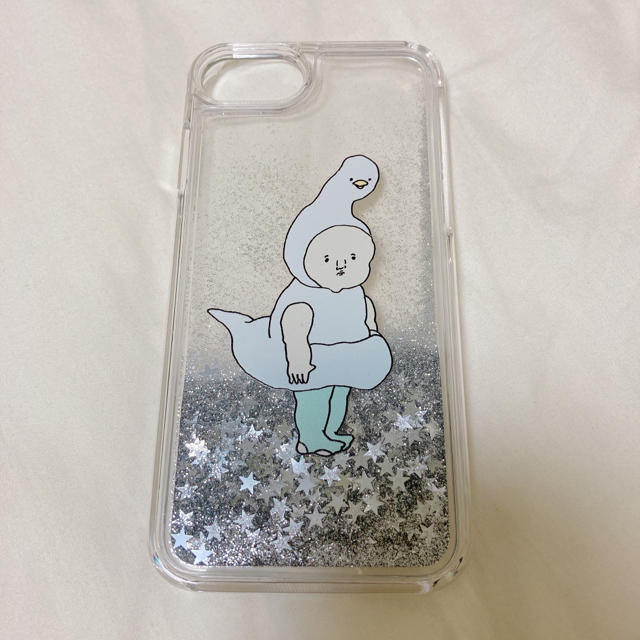 ナガキパーマ 白鳥役の子 iPhoneケース 6s,7,8,se 2世代 スマホ/家電/カメラのスマホアクセサリー(iPhoneケース)の商品写真