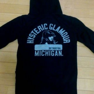 ヒステリックグラマー(HYSTERIC GLAMOUR)のヒスグラパーカー美品(パーカー)