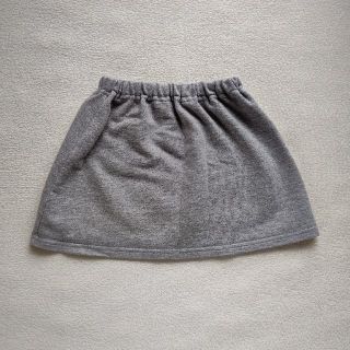 ムジルシリョウヒン(MUJI (無印良品))のｙ無印良品 MUJI 子供服 スカート グレー 90cm(スカート)