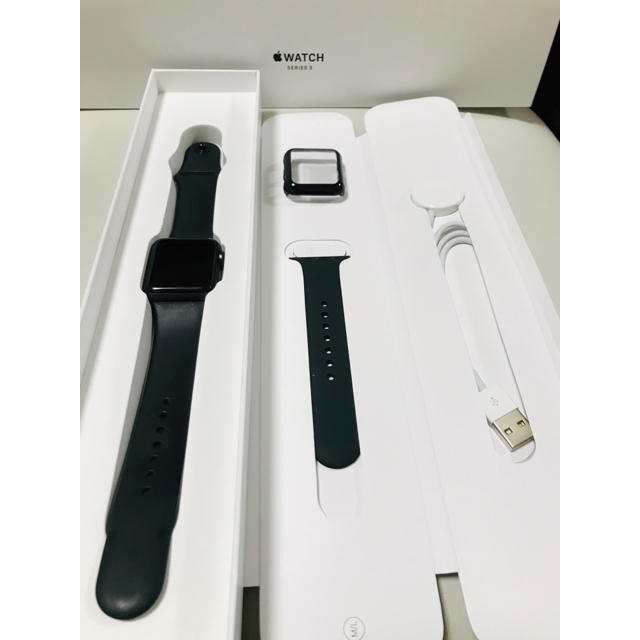 Apple Watch(アップルウォッチ)のtoku様専用★アップルウォッチ　シリーズ3★38㎜　美品 スマホ/家電/カメラのスマホ/家電/カメラ その他(その他)の商品写真