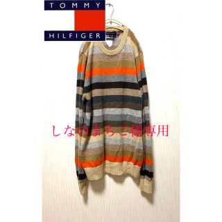 トミーヒルフィガー(TOMMY HILFIGER)の激レア  TOMMY HILFIGER くすみカラーボーダーセーター (ニット/セーター)