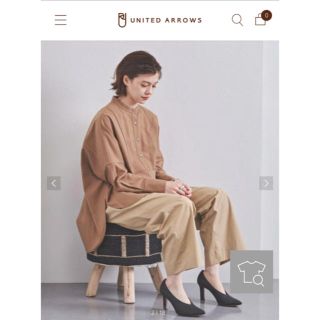 ユナイテッドアローズ(UNITED ARROWS)の新品　2020AW ユナイテッドアローズ　SACRA サクラ　ブザムシャツ(シャツ/ブラウス(長袖/七分))