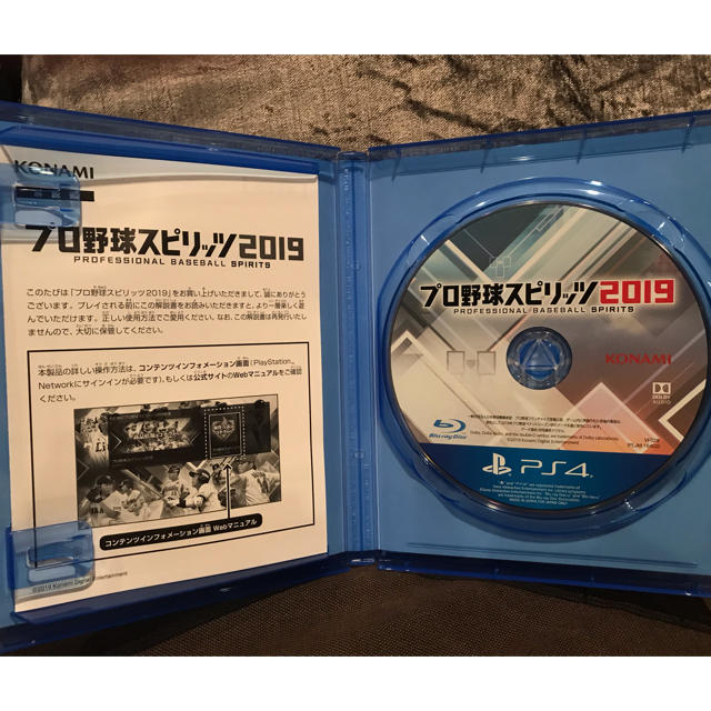 PlayStation4(プレイステーション4)のプロ野球スピリッツ2019 エンタメ/ホビーのゲームソフト/ゲーム機本体(家庭用ゲームソフト)の商品写真