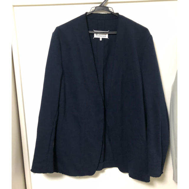 maison margiela ノーカラージャケット パーティを彩るご馳走や 48.0