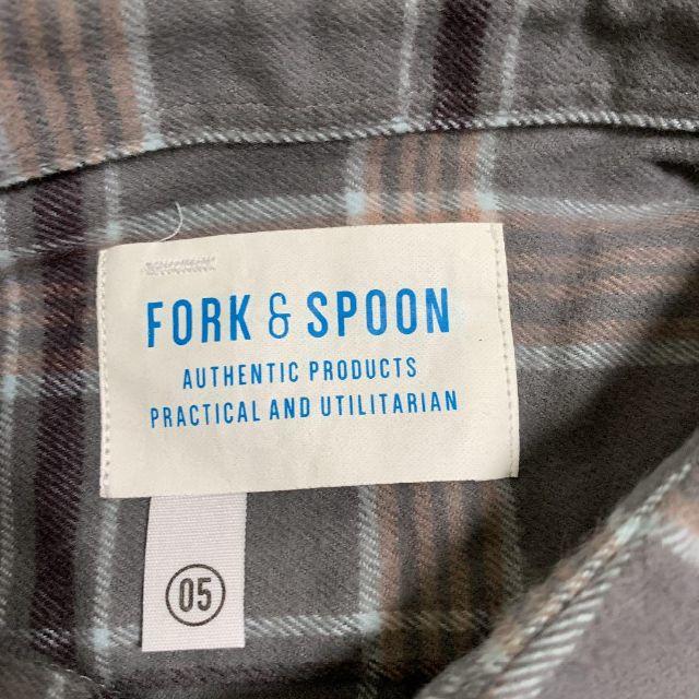 URBAN RESEARCH DOORS(アーバンリサーチドアーズ)のFORK&SPOON　ネルチェックシャツ メンズのトップス(シャツ)の商品写真