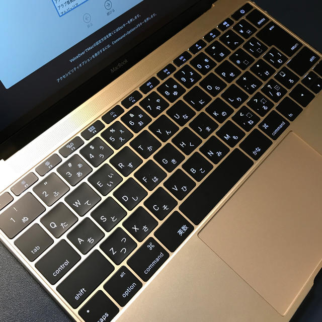 Mac (Apple)(マック)のMacBook (Retina, 12-inch, Early 2015) 金 スマホ/家電/カメラのPC/タブレット(ノートPC)の商品写真