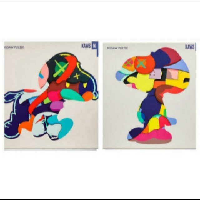 kaws パズル2個セット