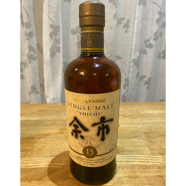 ニッカウヰスキー(ニッカウイスキー)のNIKKA WHISKY シングルモルト余市15年700ml 食品/飲料/酒の酒(ウイスキー)の商品写真